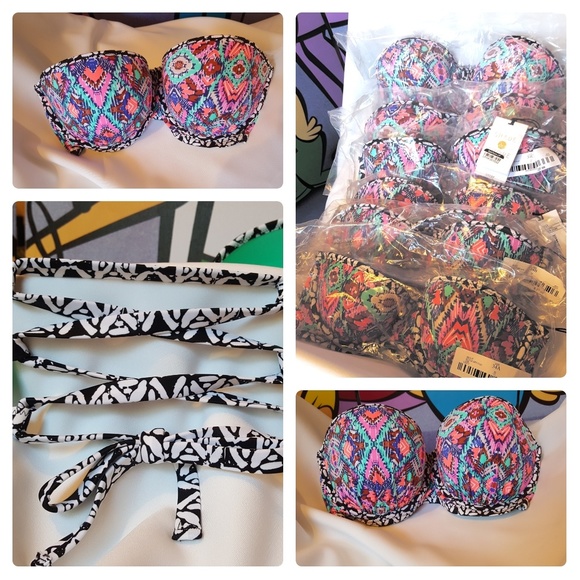 ⬇️ Shade & Shore Bikini Lift Push Up Swim Top - Picture 2 of 3